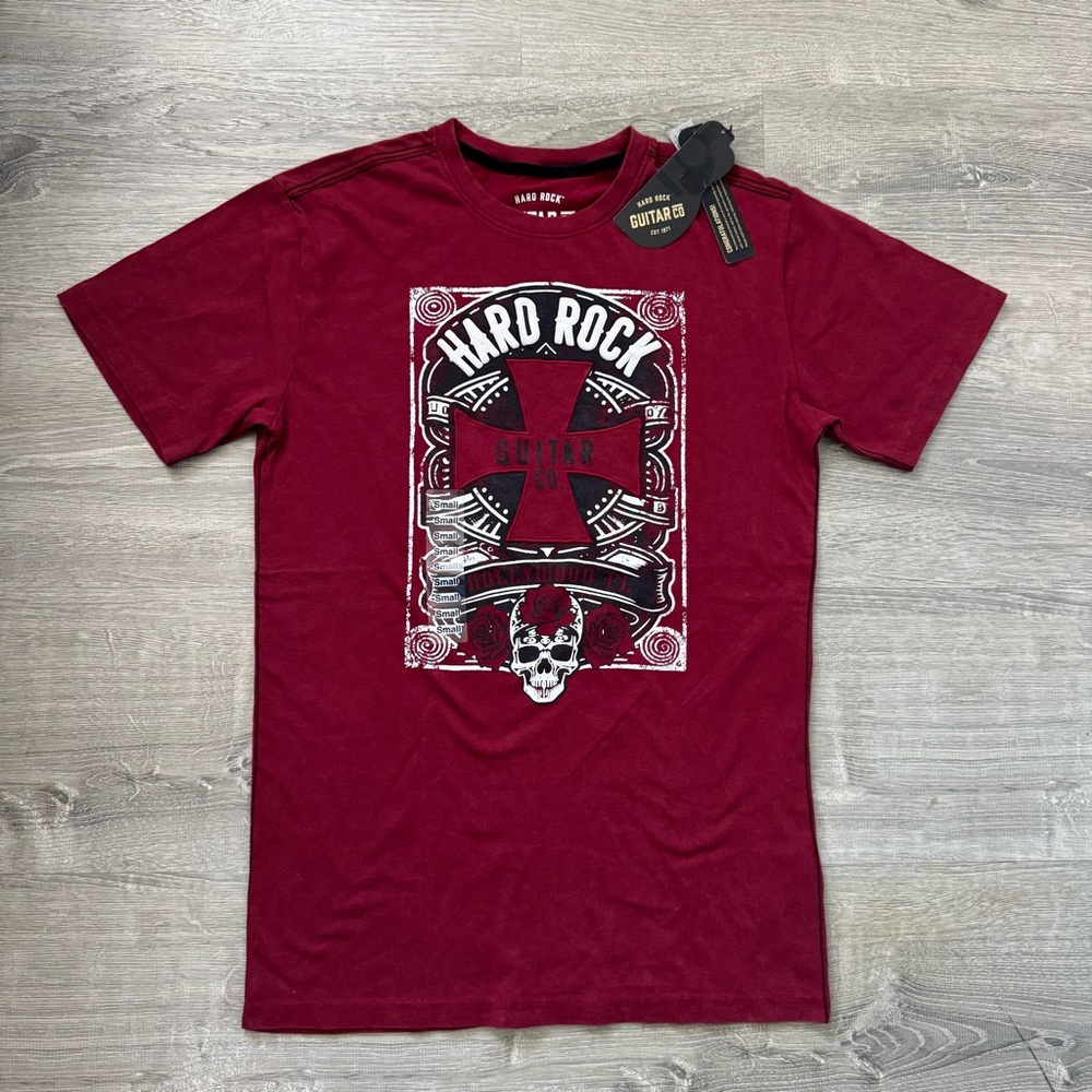 Hard Rock Cafe Maroon Graphic Tee
